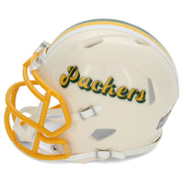 Brett Favre Autographed Green Bay Packers RETRO Speed Mini Helmet Radtke