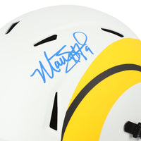 MATTHEW STAFFORD Autographed Rams Lunar Eclipse Full Size Speed Helmet FANATICS