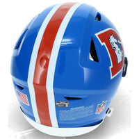 Terrell Davis Autographed/Inscribed "HOF 17" Denver Broncos 1975-96 Throwback Speedflex Authentic Helmet Radtke