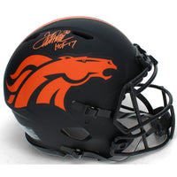 Terrell Davis Autographed/Inscribed "HOF 17" Denver Broncos Eclipse Speed Authentic Helmet Radtke