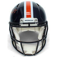 Troy Franklin Autographed Denver Broncos 2022 Color Rush Alternate Speed Authentic Helmet Beckett