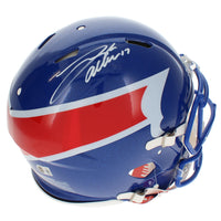 Josh Allen Autographed Buffalo Bills Blue 2026 Alternate Charge Speed Authentic Helmet Beckett