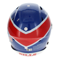 Josh Allen Autographed Buffalo Bills Blue 2026 Alternate Charge Speedflex Authentic Helmet Beckett