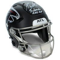 Roddy White Autographed/Inscribed "FALCONS ROH '19" Atlanta Falcons Speedflex Authentic Helmet Radtke