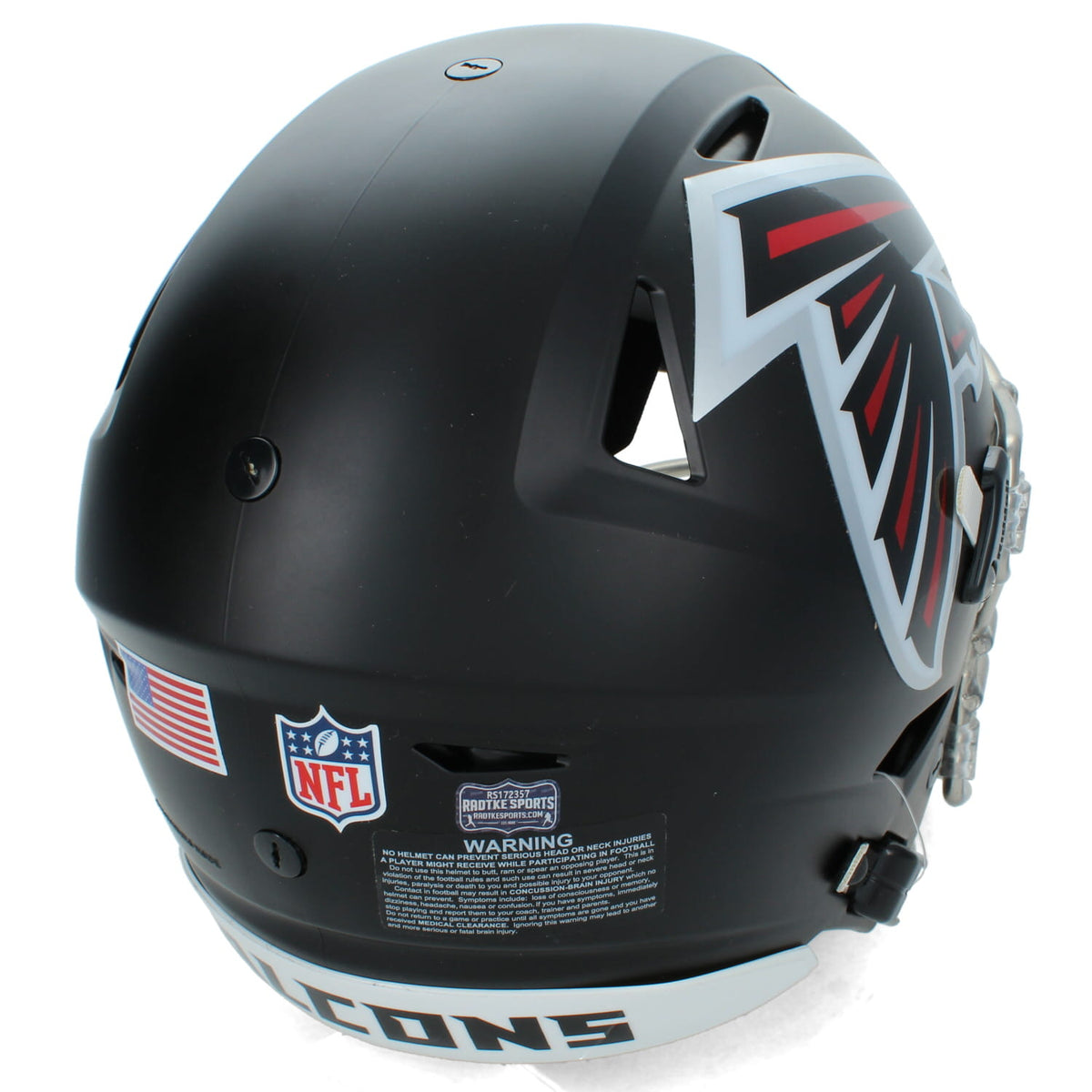 Roddy White Autographed/Inscribed "FALCONS ROH '19" Atlanta Falcons Speedflex Authentic Helmet Radtke