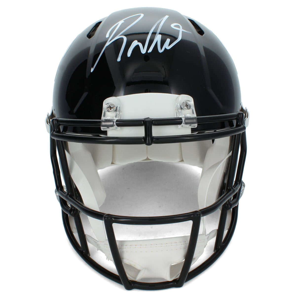 Roddy White Autographed Atlanta Falcons 1990-02 Throwback Speed Authentic Helmet Radtke