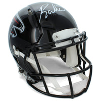 Roddy White Autographed Atlanta Falcons 1990-02 Throwback Speed Authentic Helmet Radtke