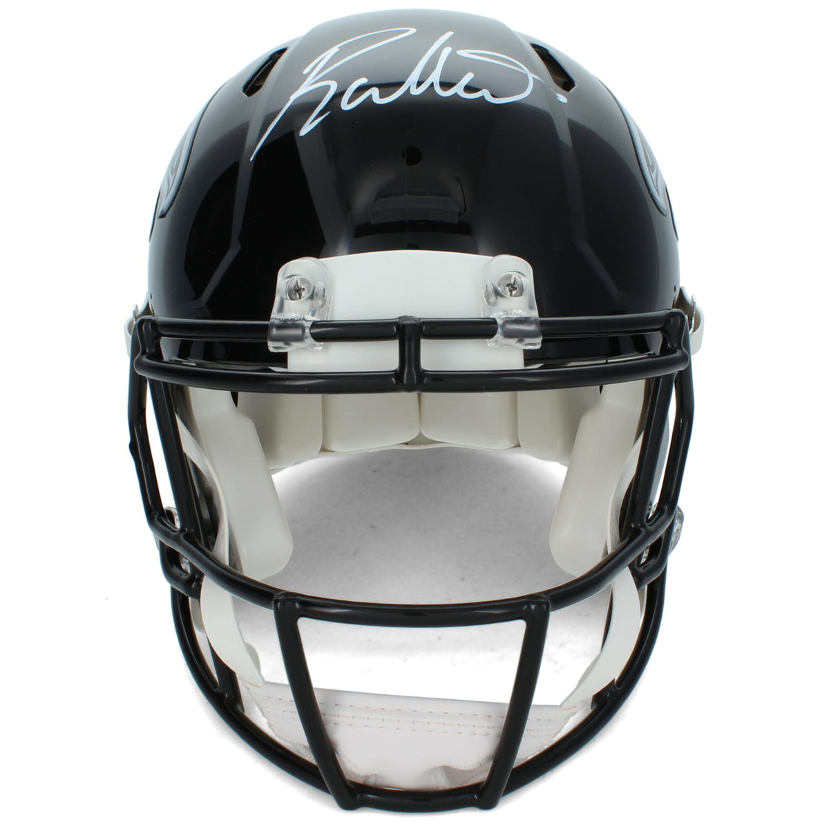 Roddy White Autographed Atlanta Falcons 1990-02 Throwback Speed Authentic Helmet Radtke