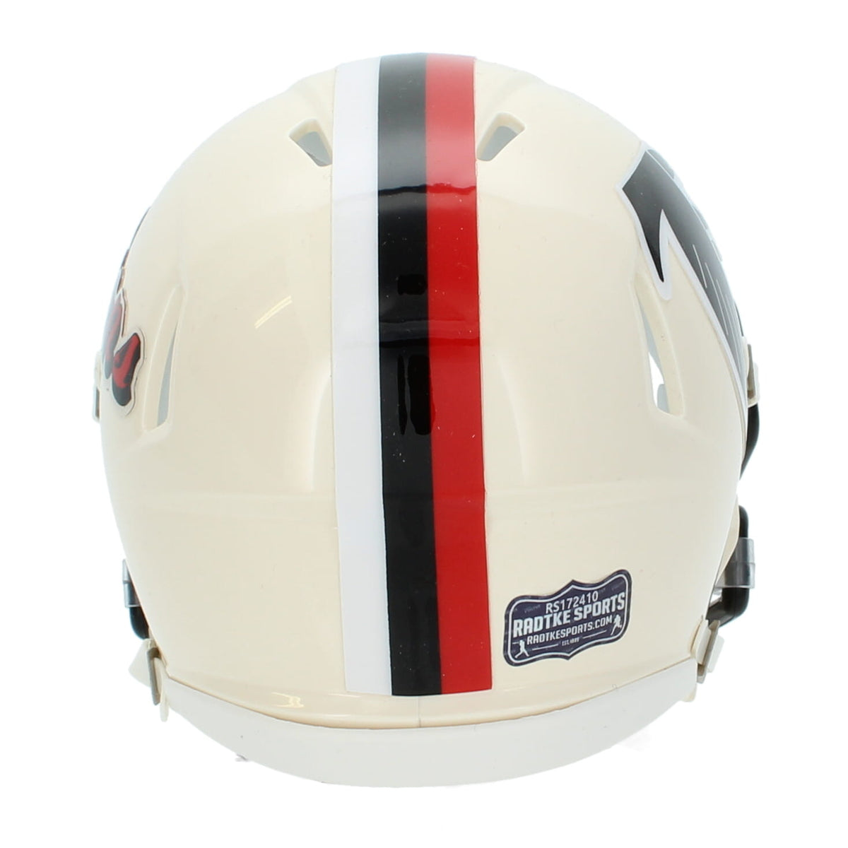 Roddy White Autographed Atlanta Falcons RETRO Speed Mini Helmet Radtke