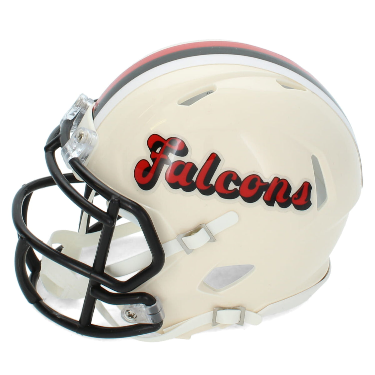 Roddy White Autographed Atlanta Falcons RETRO Speed Mini Helmet Radtke
