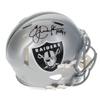 Eric Dickerson Autographed/Inscribed "HOF 99" Raiders Speed Authentic Helmet Beckett
