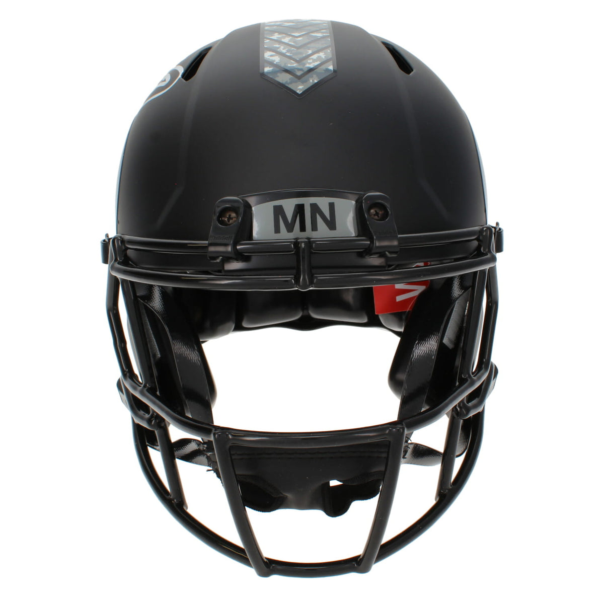 Adrian Peterson Autographed Minnesota Vikings 2026 Salute to Service Speed Authentic Helmet Beckett