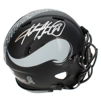 Adrian Peterson Autographed Minnesota Vikings 2026 Salute to Service Speed Authentic Helmet Beckett