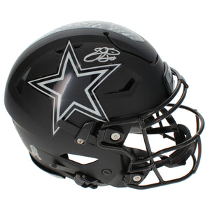 Emmitt Smith Autographed Dallas Cowboys 2026 Salute to Service Speedflex Authentic Helmet Beckett