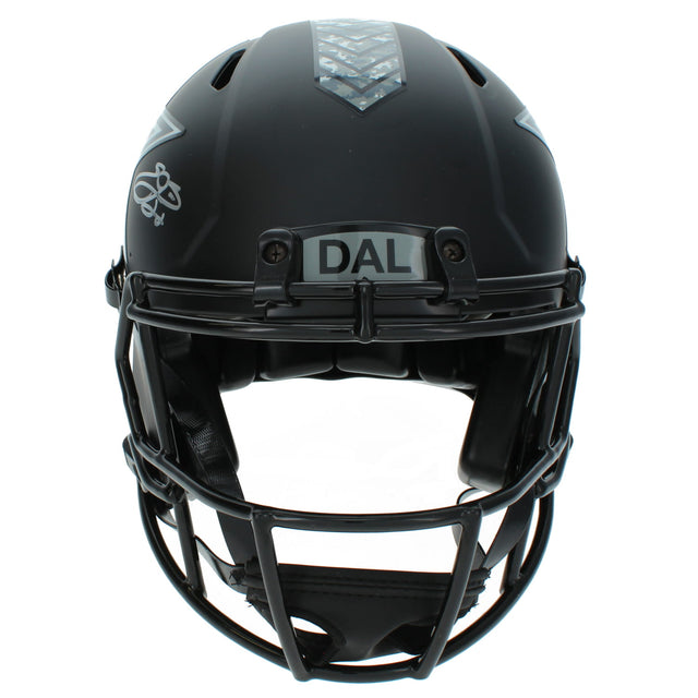 Emmitt Smith Autographed Dallas Cowboys 2026 Salute to Service Speed Authentic Helmet Beckett
