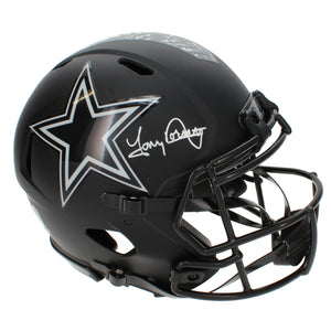 Tony Dorsett Autographed Dallas Cowboys 2026 Salute to Service Speed Authentic Helmet Beckett