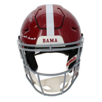 Eddie Lacy Autographed/Inscribed "3x BCS National Champ" Alabama Crimson Tide Speedflex Authentic Helmet Beckett