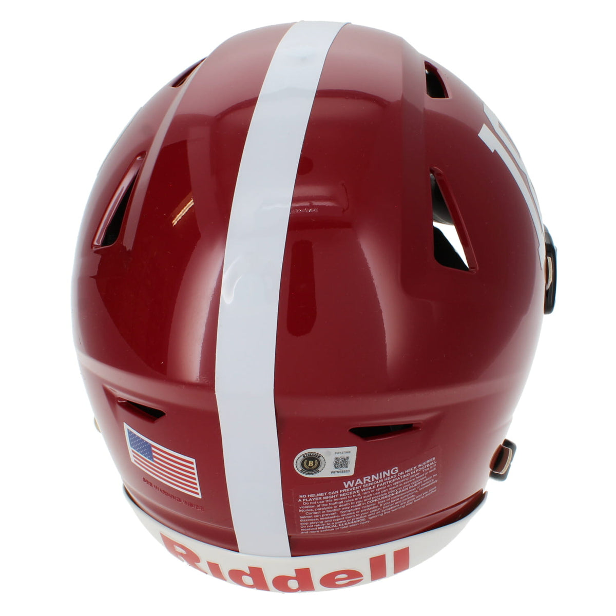Eddie Lacy Autographed/Inscribed "3x BCS National Champ" Alabama Crimson Tide Speedflex Authentic Helmet Beckett
