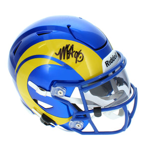 Myles Garrett Autographed Los Angeles Rams Speedflex Authentic Midi Beckett