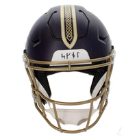 Fran Tarkenton Autographed/Inscribed "HOF 86" Minnesota Vikings Rivalries Speedflex Authentic Helmet Beckett