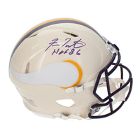 Fran Tarkenton Autographed/Inscribed "HOF 86" Minnesota Vikings RETRO Speed Authentic Helmet Beckett
