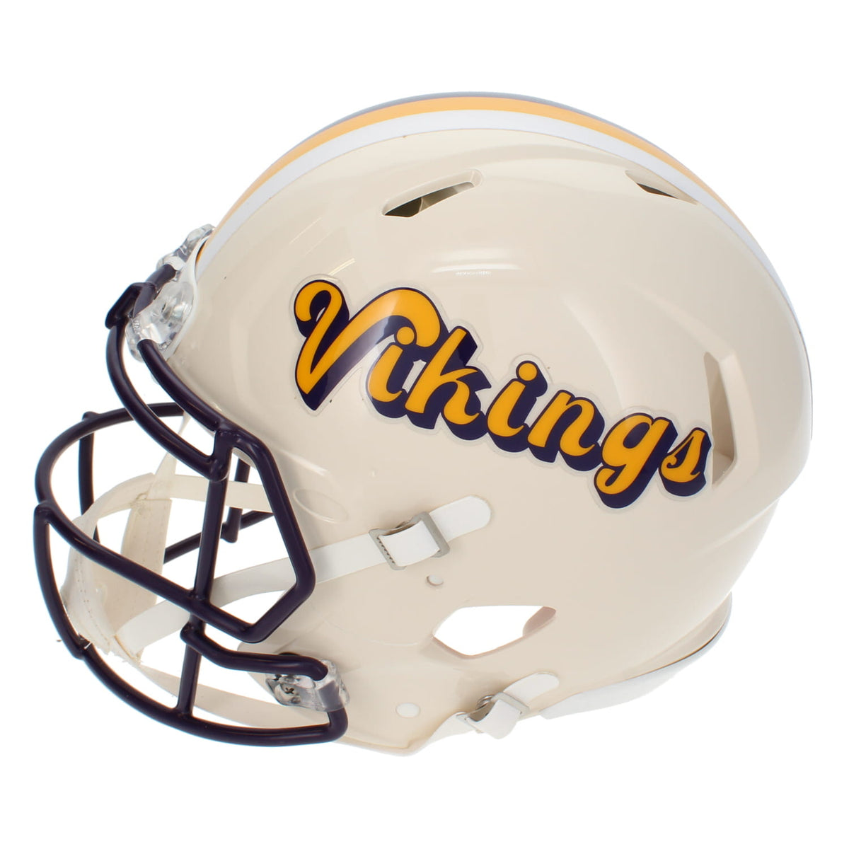 Fran Tarkenton Autographed/Inscribed "HOF 86" Minnesota Vikings RETRO Speed Authentic Helmet Beckett