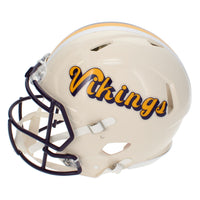 Fran Tarkenton Autographed/Inscribed "HOF 86" Minnesota Vikings RETRO Speed Authentic Helmet Beckett