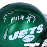 ELIJAH MOORE Autographed New York Jets Mini Helmet FANATICS