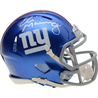 ELI MANNING Autographed New York Giants Mini Speed Helmet FANATICS