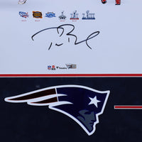 Tom Brady Autographed Patriots '6x SB Champ' 16" x 20" Framed Photo Fanatics