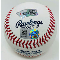 WALKER BUEHLER Autographed "2020 WS Champs" World Series Baseball FANATICS