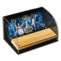 Dirk Nowitzki Dallas Mavericks Game Used Floor Curve Display UDA