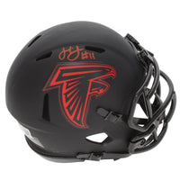 Julio Jones Autographed Atlanta Falcons Eclipse Speed Mini Helmet Beckett