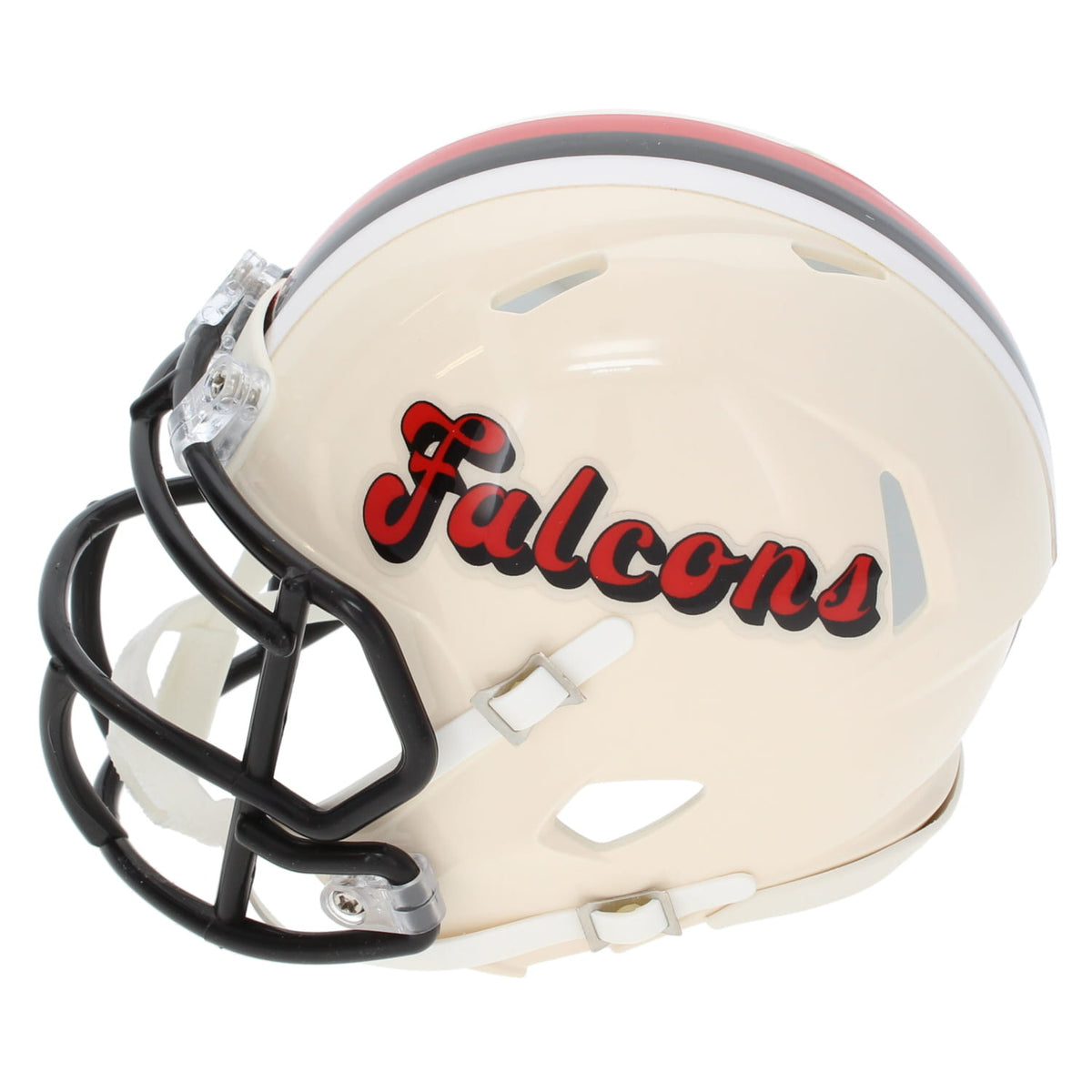 Julio Jones Autographed Atlanta Falcons RETRO Speed Mini Helmet Beckett