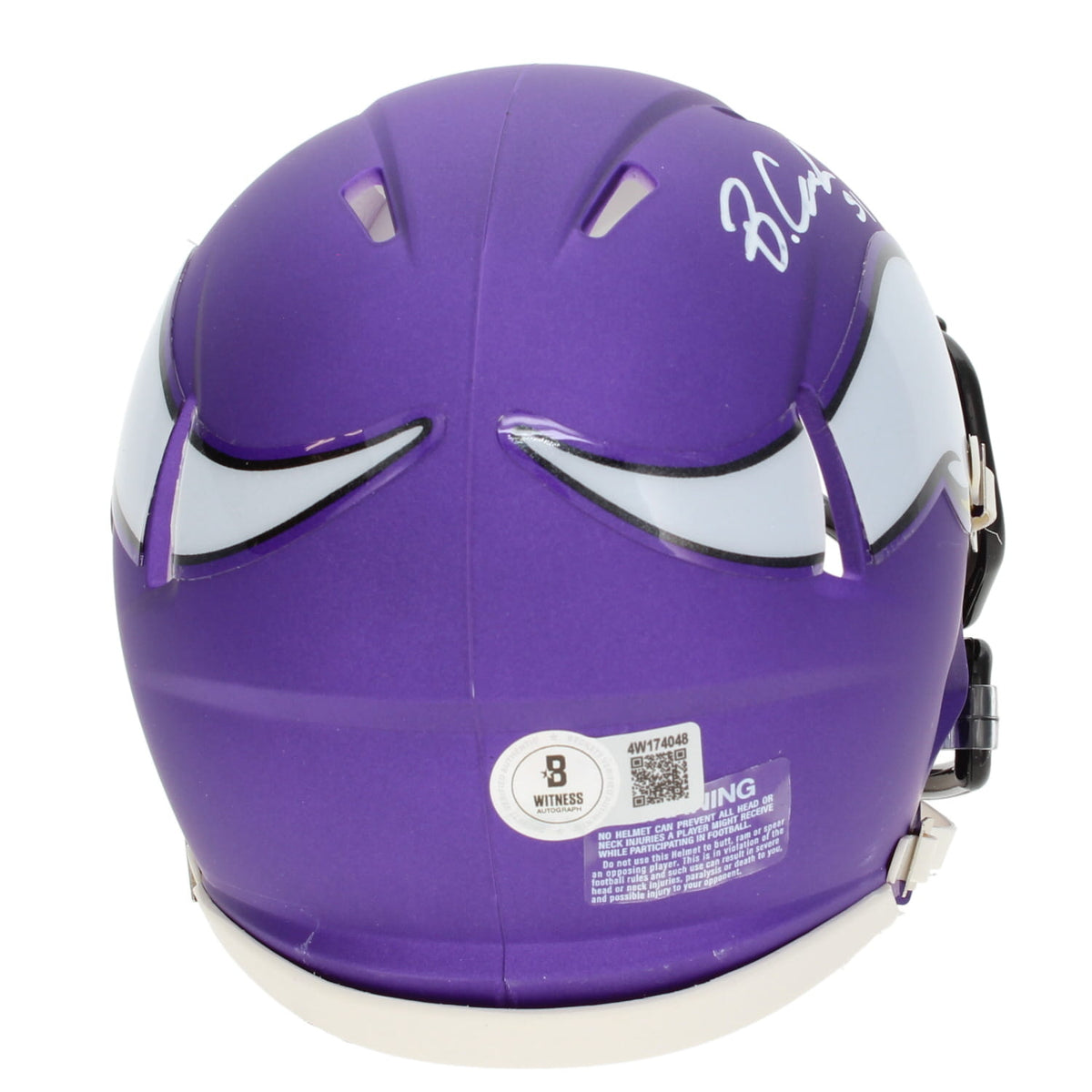 Blake Cashman Autographed Minnesota Vikings Speed Mini Helmet Beckett Witnessed