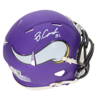 Blake Cashman Autographed Minnesota Vikings Speed Mini Helmet Beckett Witnessed