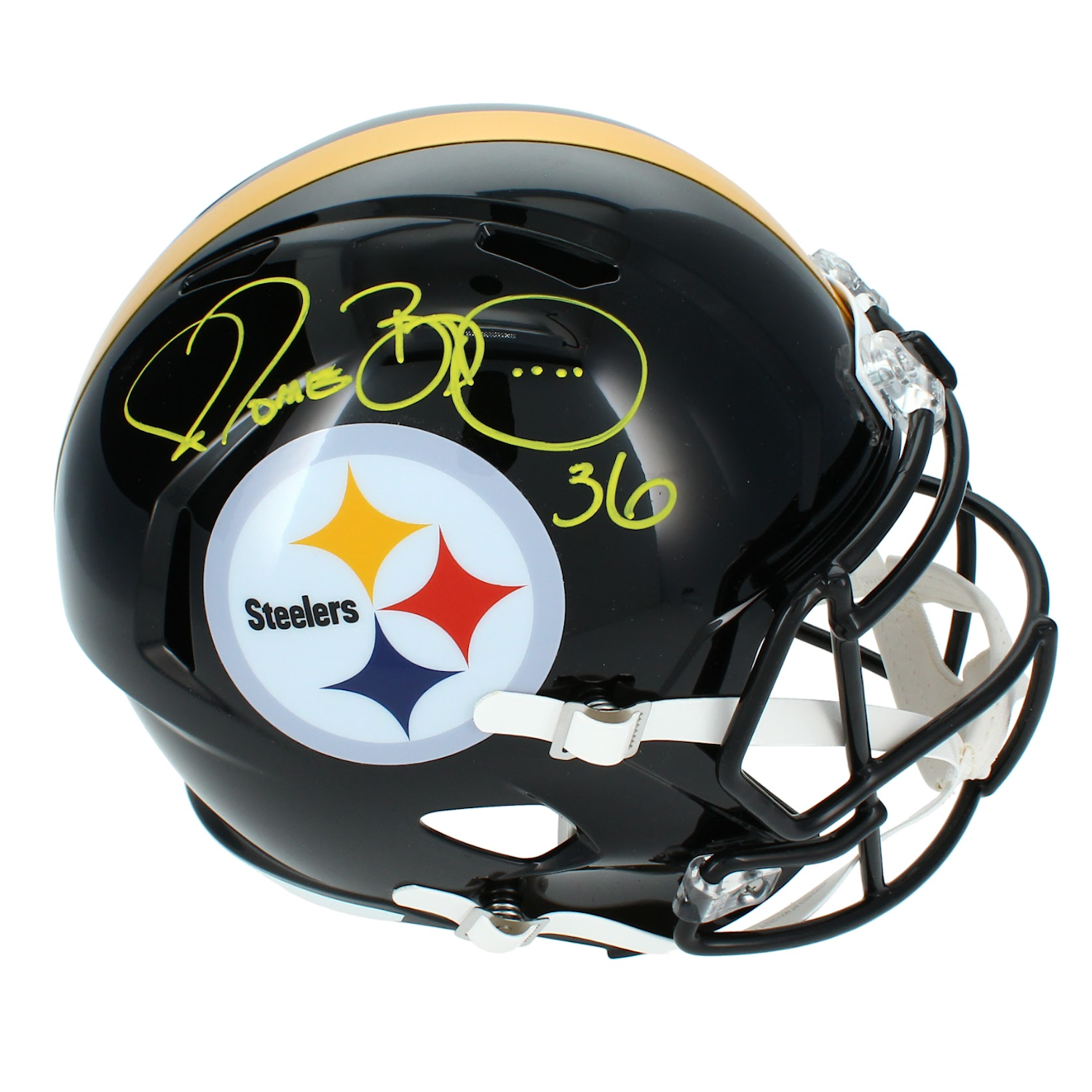 Jerome Bettis Autographed Pittsburgh Steelers Full Size Speed Helmet Beckett