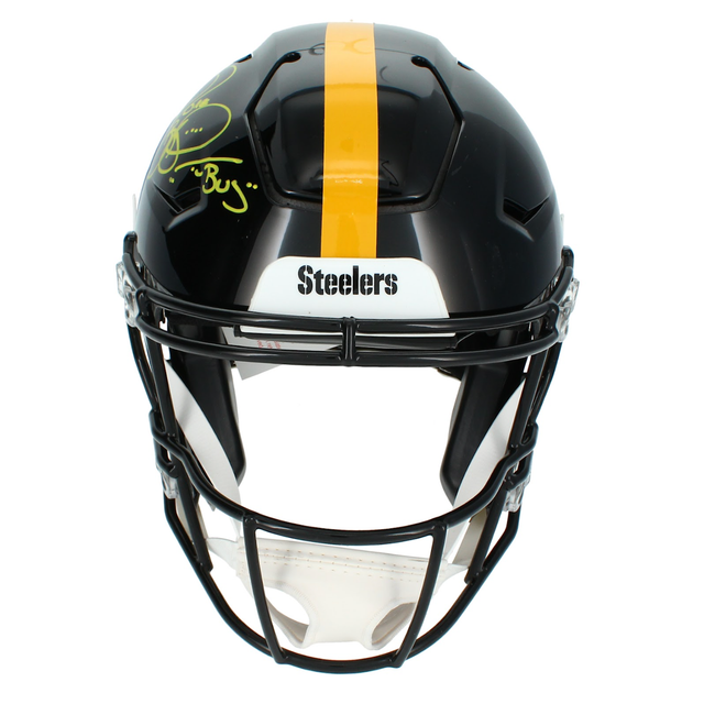 Jerome Bettis Autographed "The Bus" Pittsburgh Steelers SpeedFlex Helmet Beckett