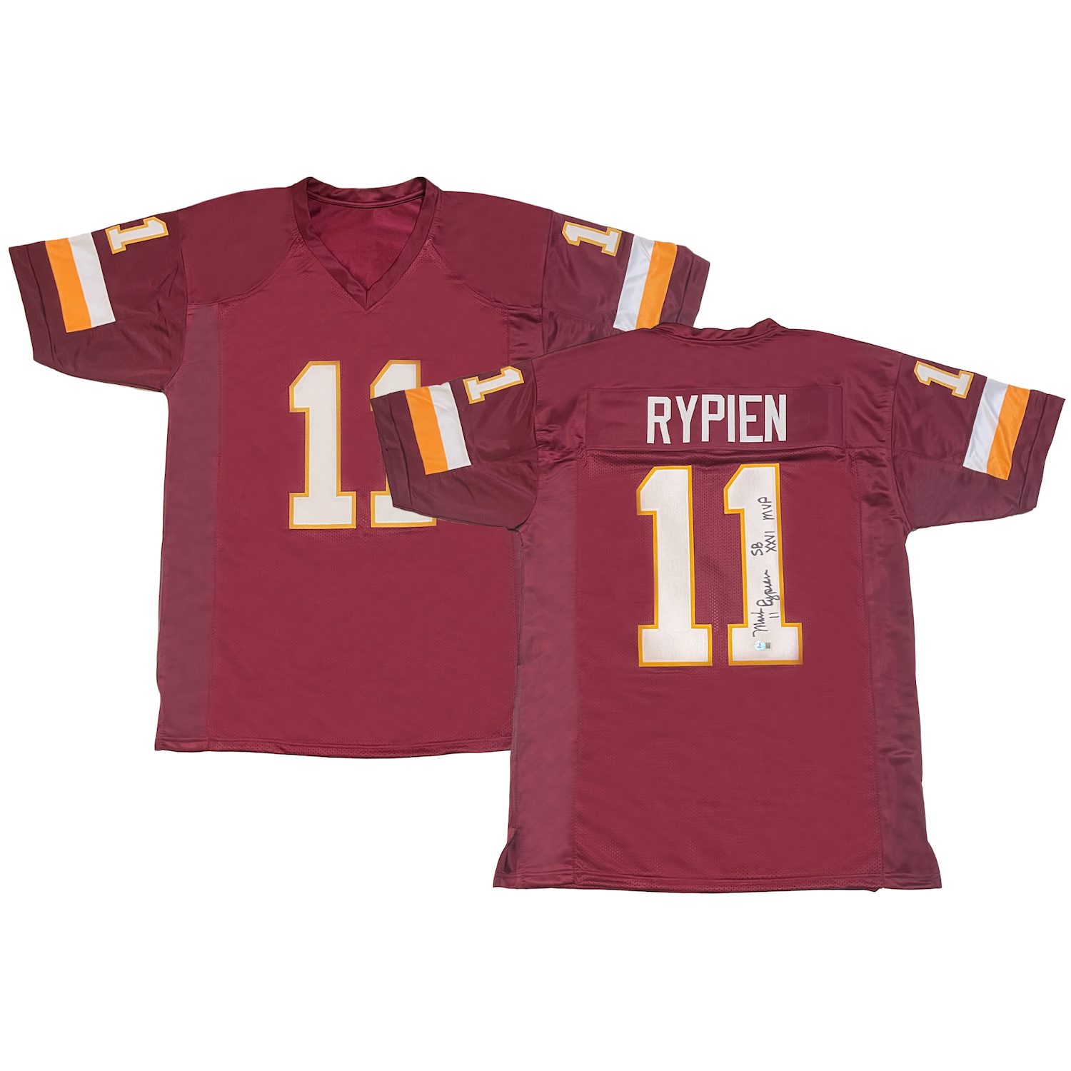 Mark Rypien of the Redskins Autographed "SB XXXVI MVP" Custom #11 Jersey Beckett