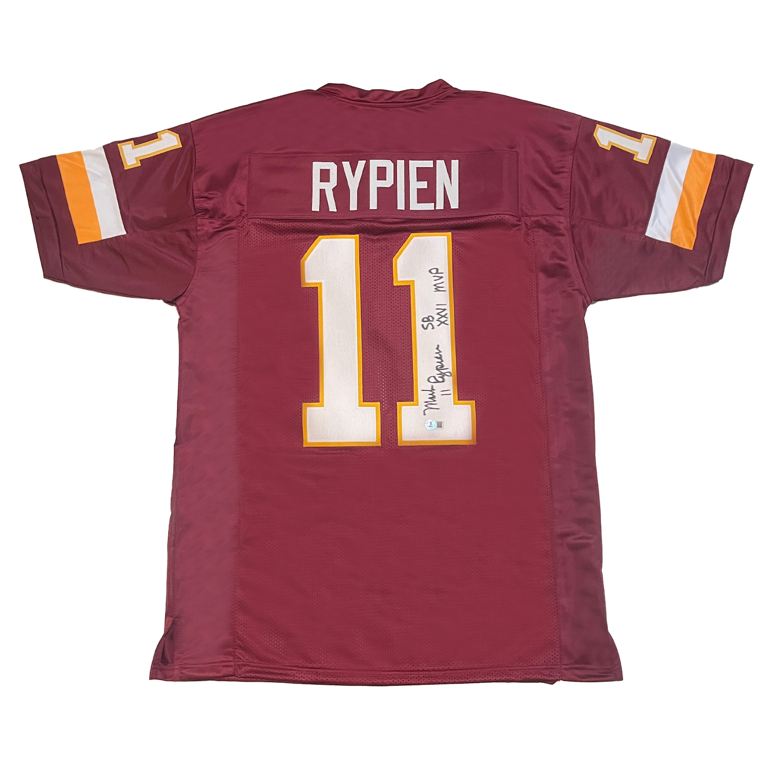 Mark Rypien of the Redskins Autographed "SB XXXVI MVP" Custom #11 Jersey Beckett