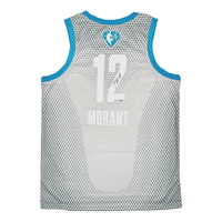 JA MORANT Autographed Memphis Grizzlies 2022 All Star Gray Jersey PANINI LE 50