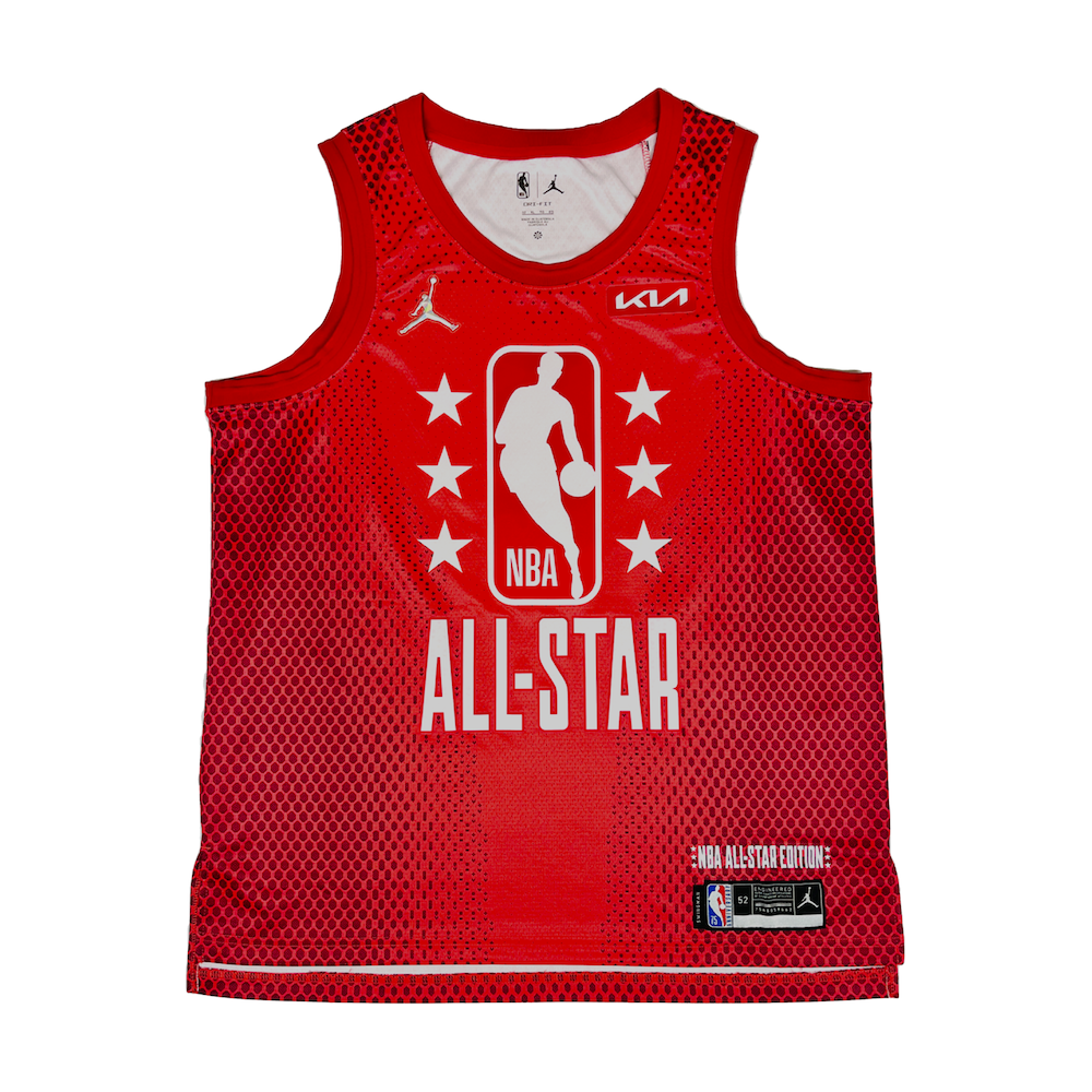 JA MORANT Autographed Memphis Grizzlies 2022 All Star Red Jersey PANINI LE 50