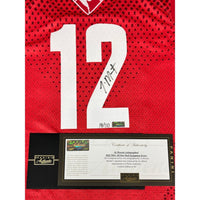 JA MORANT Autographed Memphis Grizzlies 2022 All Star Red Jersey PANINI LE 50