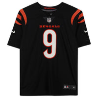 JOE BURROW Autographed Bengals 2021 Black Nike Limited Jersey FANATICS