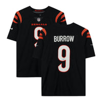 JOE BURROW Autographed Bengals 2021 Black Nike Limited Jersey FANATICS