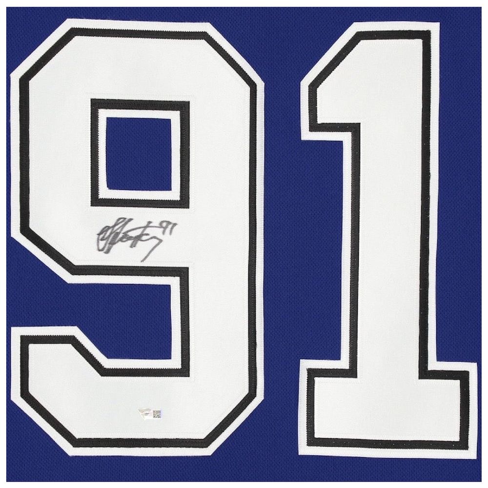 STEVEN STAMKOS Autographed Tampa Bay Lightning Stanley Cup Patch Authentic Adidas Jersey FANATICS