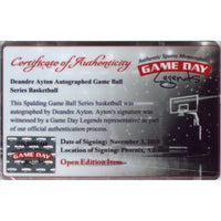 DEANDRE AYTON Phoenix Suns Autographed Game Ball Series Basketball STEINER