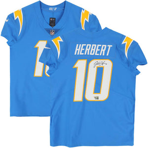 Justin Herbert Autographed Los Angeles Chargers Powder Blue Nike Limited Jersey Fanatics