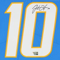 Justin Herbert Autographed Los Angeles Chargers Powder Blue Nike Limited Jersey Fanatics