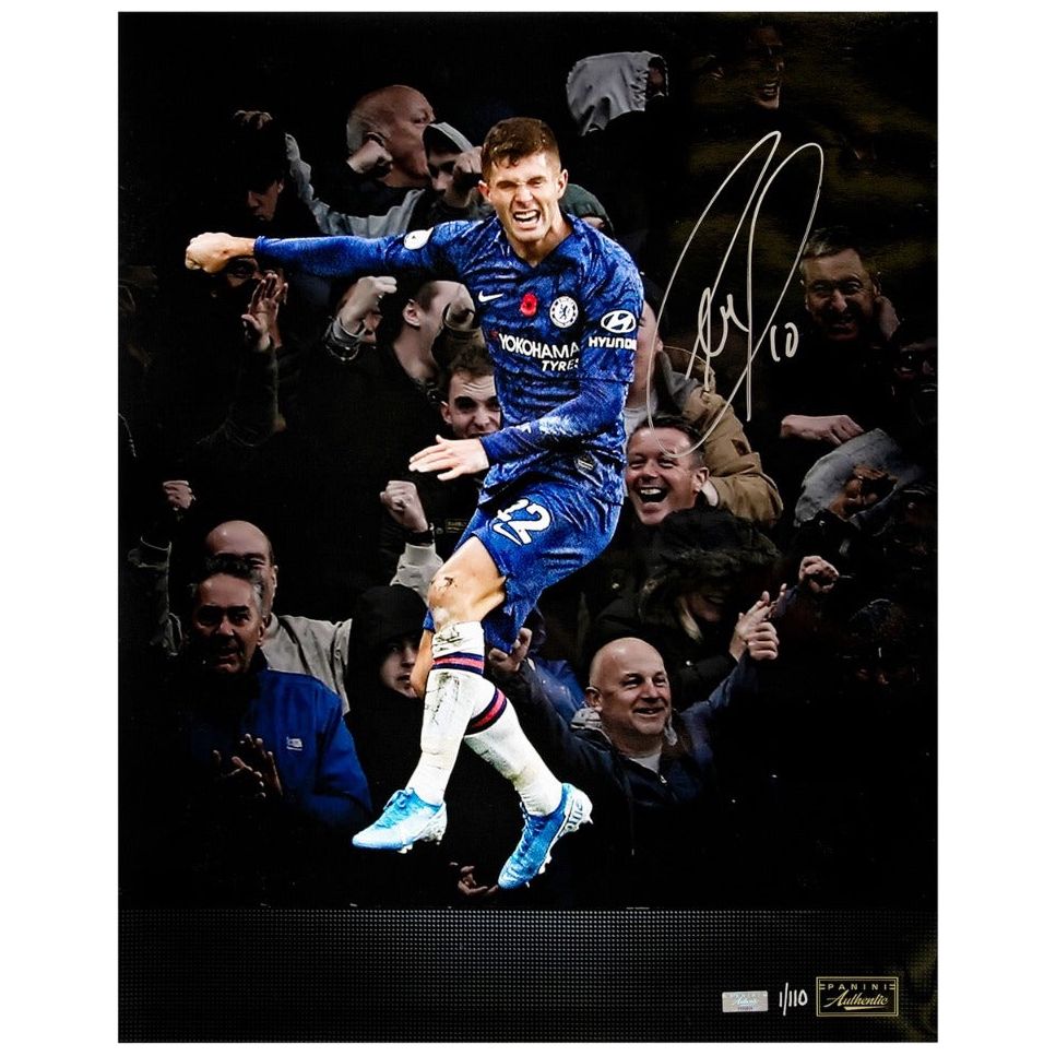 CHRISTIAN PULISIC Autographed "Intensity" 16" x 20" Photograph PANINI LE 110